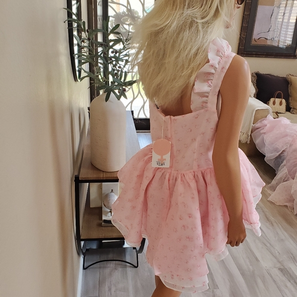 NWT Selkie Pink and white Parfait Poet top - Picture 6 of 10